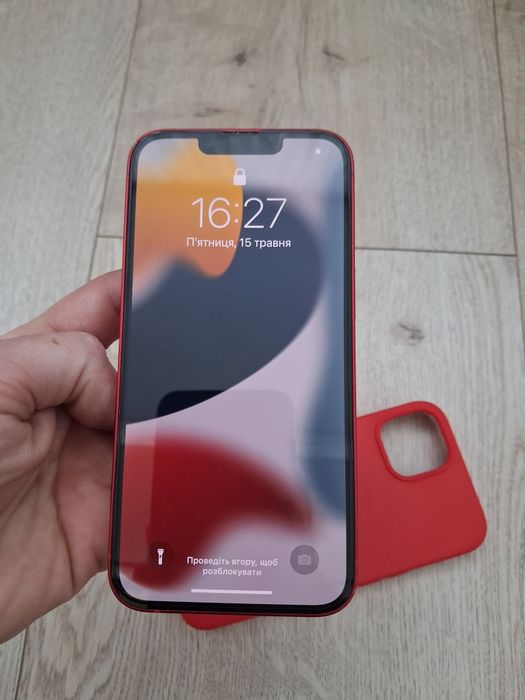 IPhone 13 128 gb,  red , + кабель