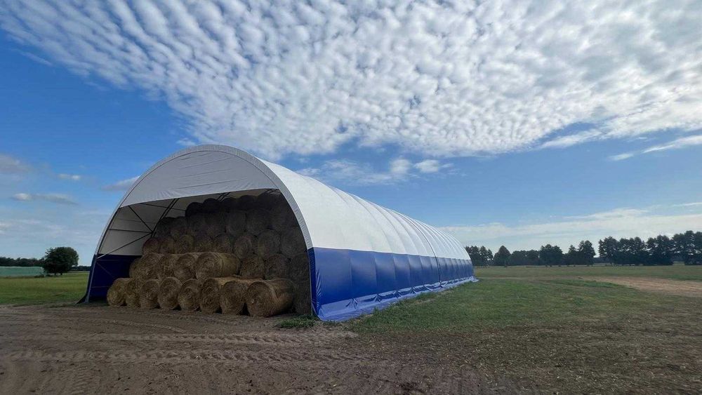 Hala Łukowa, Hala namiotowa Używana, Drugi Gatunek 10M szer. x 15m dł