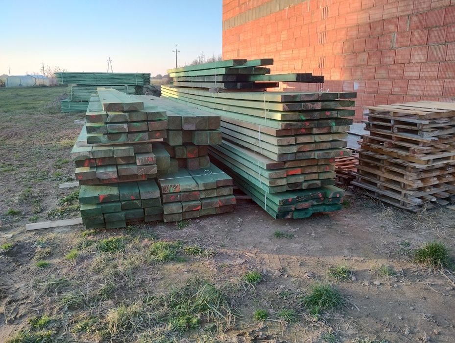 Wieźba dachowa, łata, deska dachowa, boazeria