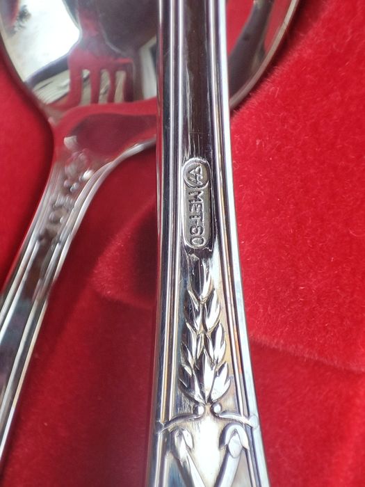 Posrebrzane sztućce Herfa MET-60 4szt