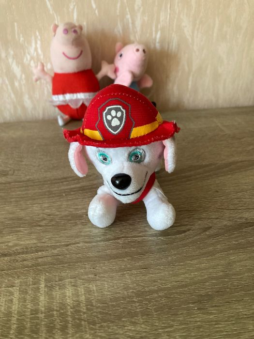 Мягкі іграшки Пеппа і Джордж, щенячий патруль