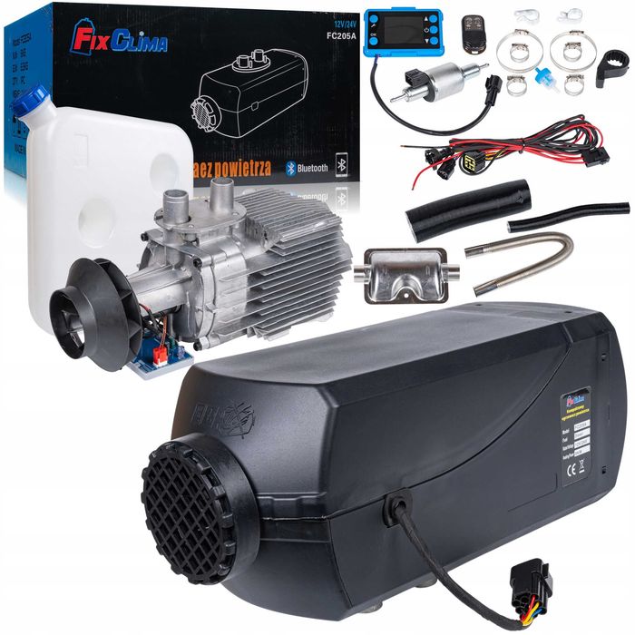 Автономка дизельна 5 квт 12 В 24В Fixclima, вебасто, webasto 5KW 12V, сухий фен