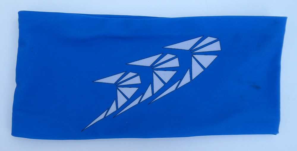 KV+ niebieska sportowa treningowa opaska na głowę