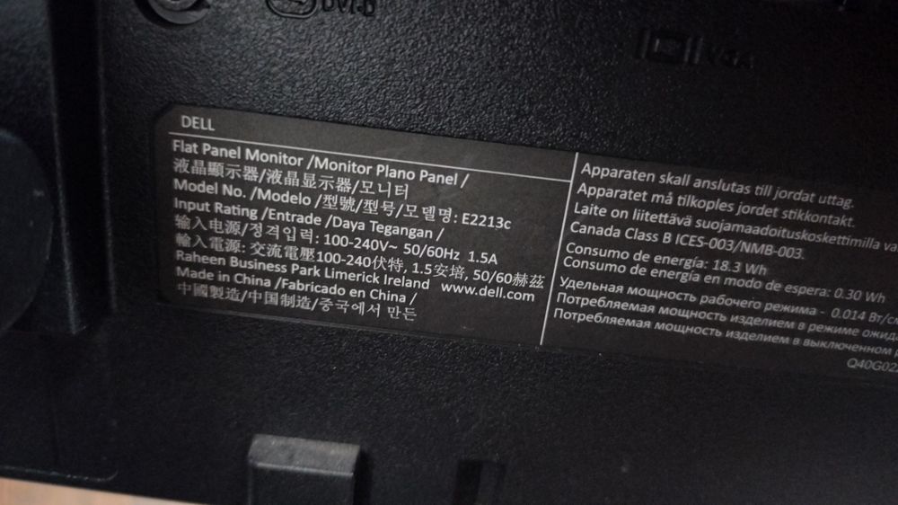 monitor Dell 22 używany, stan dobry