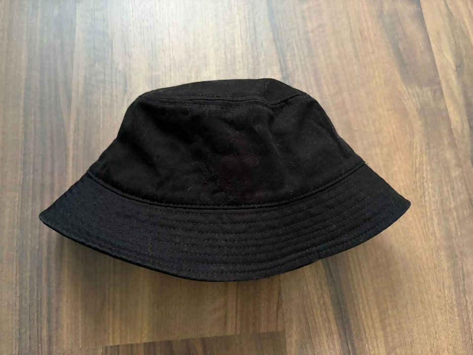 czarny kapelusz, bucket hat, kapelusz rybacki H&M, obwód 54 cm