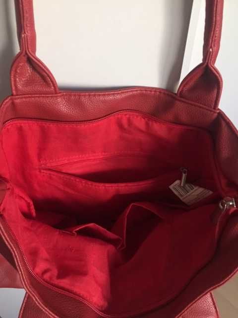 Torebka damska na ramie bordowa