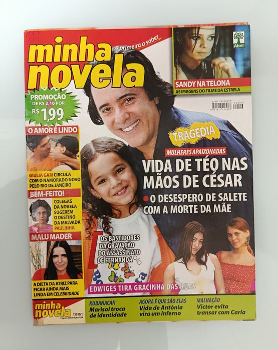 REVISTAS : Contigo, Minha Novela, Ti Ti Ti, Quem, Mais Feliz