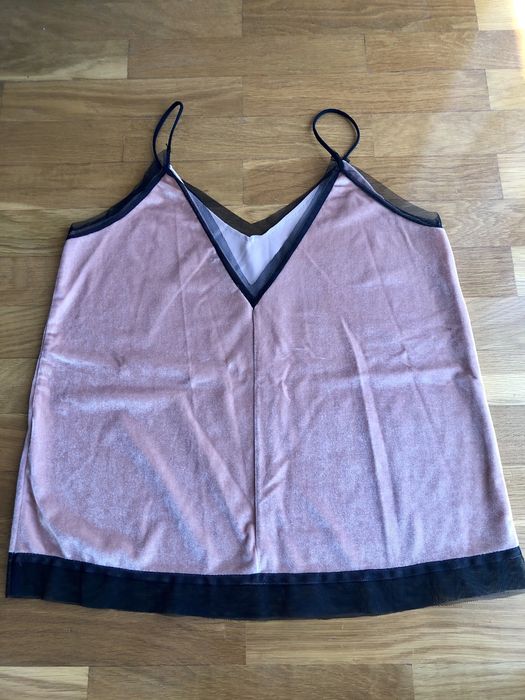 Top de veludo - Pull and Bear