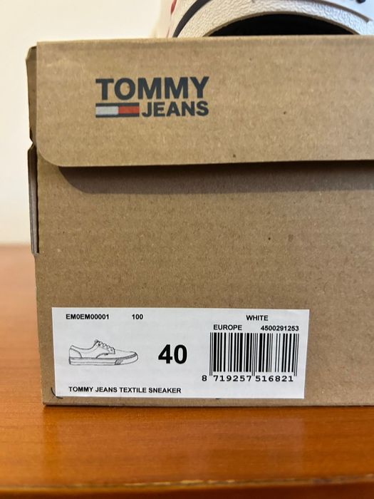 Sapatilhas brancas novas Tommy Jeans Homem