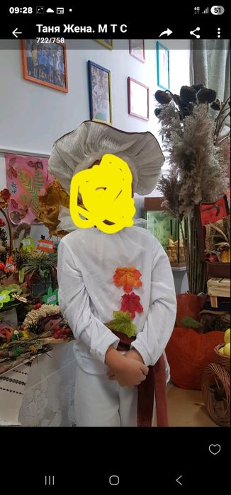 Костюм Грибочка для мальчика