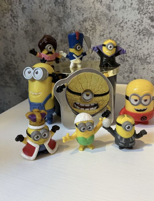 Набір фігур міньйон , колекція посіпаки ,міньйон макдональдз