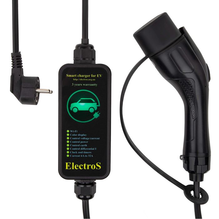 Зарядний пристрій ElectroS WI-FI для китайських авто GBT (3.4 кВт.|16А)