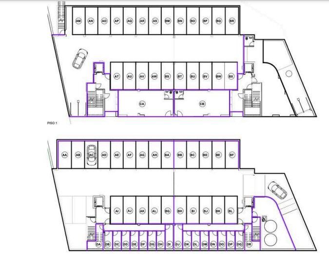 Apartamento T0 com garagem, ar condicionado e elevador