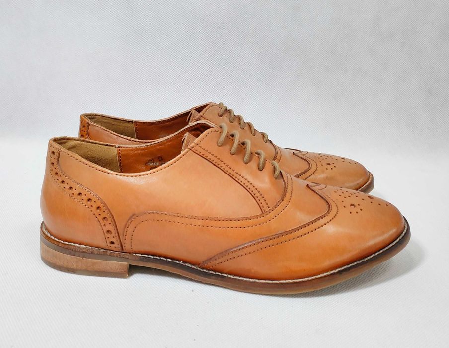 Półbuty damskie skórzane 41 sznurowane  Mint&Berry  27 cm BD0105