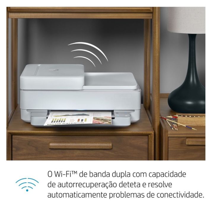Impressora HP ENVY 6430e (Jato de Tinta - Wi-Fi - Instant Ink)