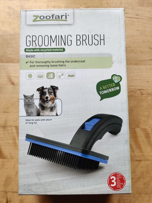 Szczotka dla psa, grooming, 2 cm