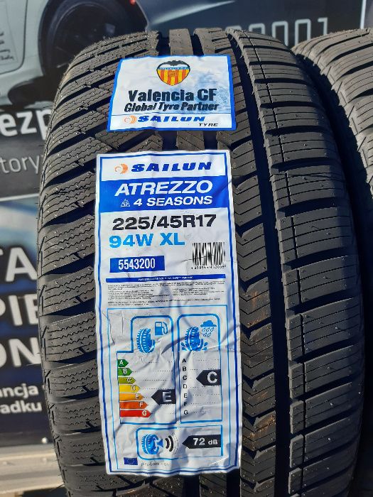 2XOpona wielosezonowa 225/45 R17 94W SAILUN ATREZZO 4SEASON całoroczn