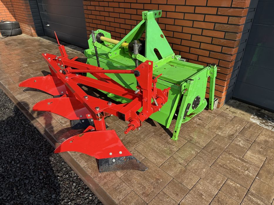 Плуг трох корпусний Віракс Садовий бур Стан топ