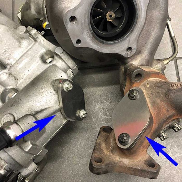 Junta Cega INOX Anular EGR Motores Mercedes V6 3.0 CDI - OM 642