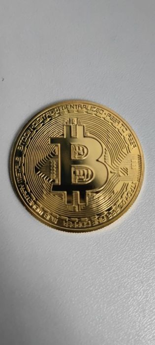 Сувенірна монета Bitcoin