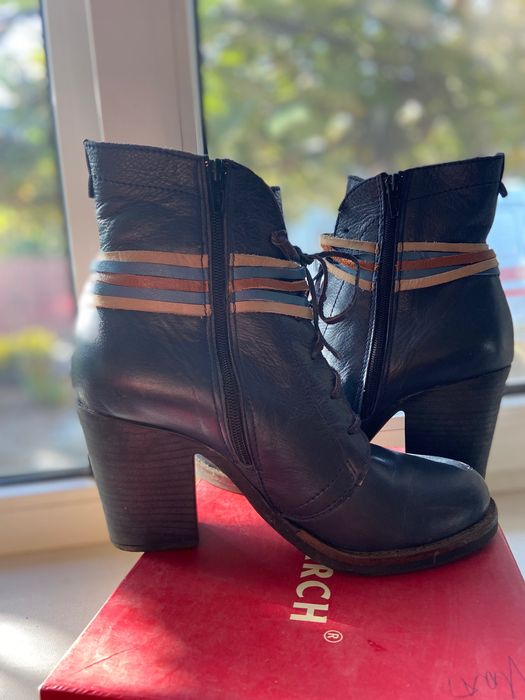 Шкіряні Зимові чобітки жіночі, кожаные зимние сапожки женские 39 розм