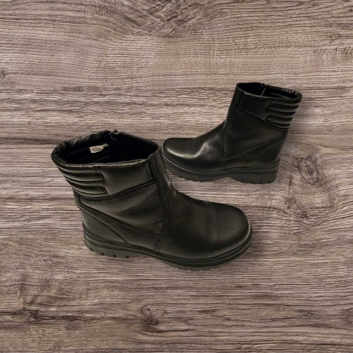 Buty skórzane Easy Street 44(28cm) czarne