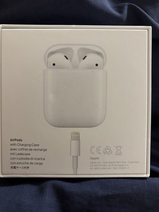 Airpods 2, білий колір