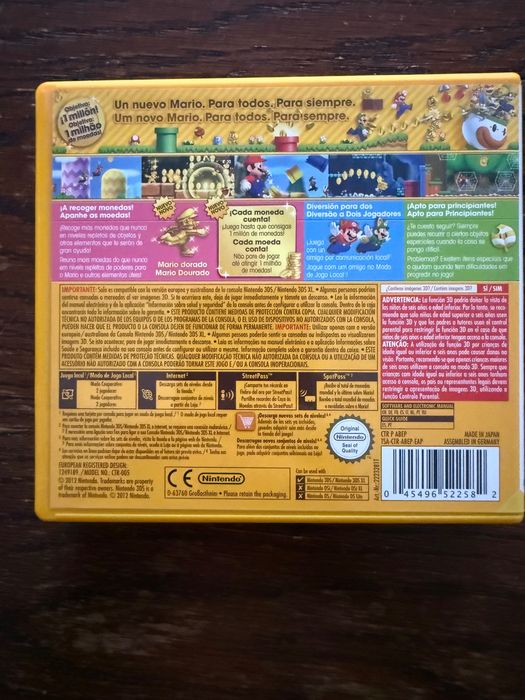 Jogo Nintendo 3DS - New Super Mario Bros 2