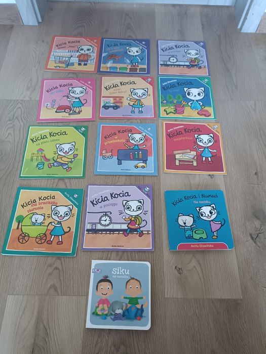 Kici kocia 12 książek 1 siku na nocniku mega paka
