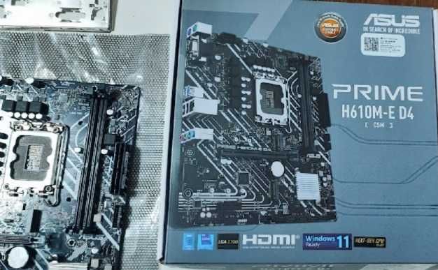 Motherboard ASUS PRIME H610M-E D4 — Como Nova (ainda em garantia)