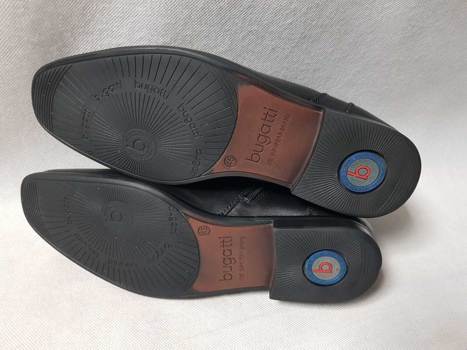 BUGATTI - Męskie Ocieplane Trzewiki roz. 45 - 29,5 cm IDEAŁ ^ -