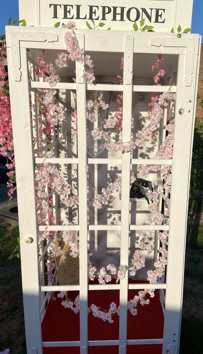 Budka angielska, budka weselna biała