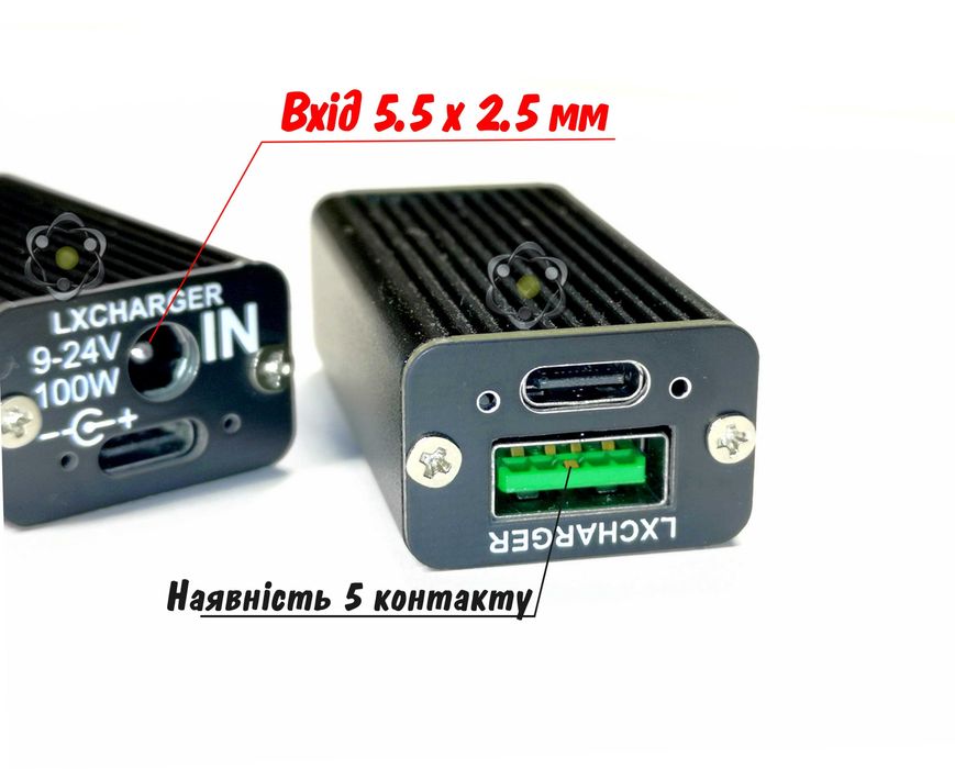 100W зарядний модуль з швидкою зарядкою PD3.0, QC4, superVOOC