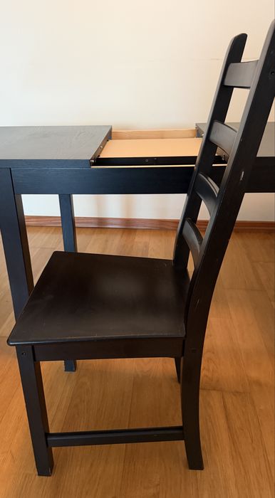 Mesa jantar extensivel + cadeiras