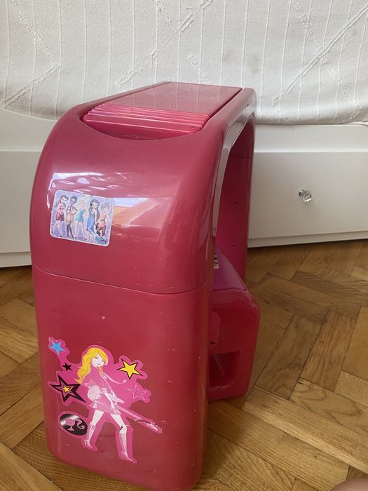 Pianinko organki stolik Barbie z taboretem
