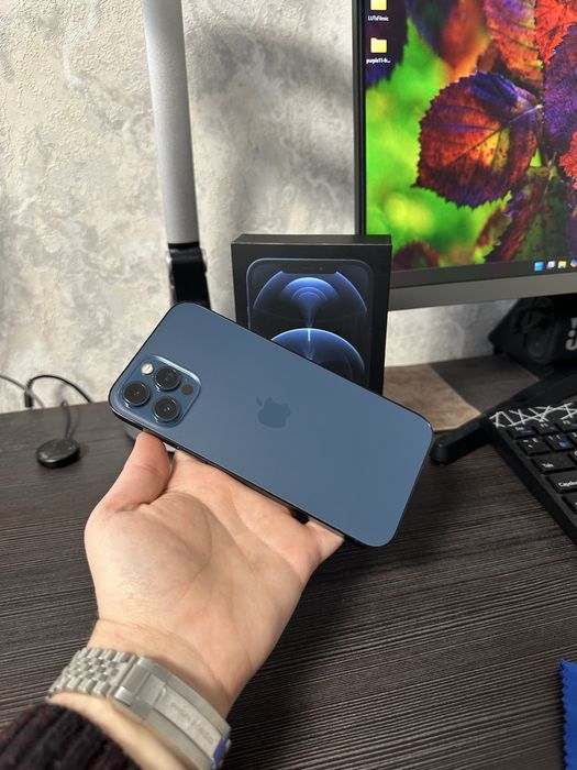 iPhone 12 Pro Max 128Gb • Идеал • Полный комплект • АКБ 84% • Айфон