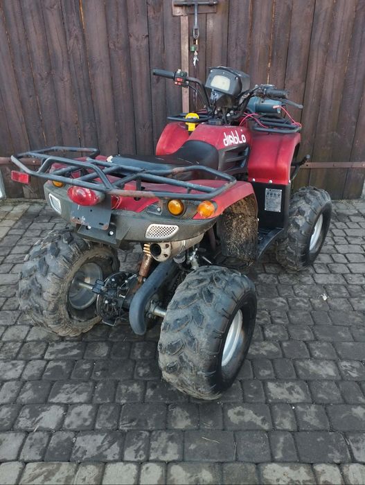 Quad 200ccm  Diablo Fuxin Wyciągarka