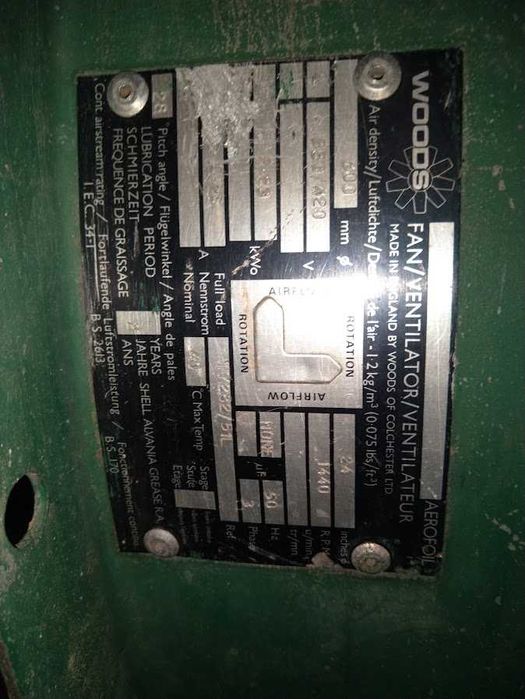 Wentylator Woods 600mm