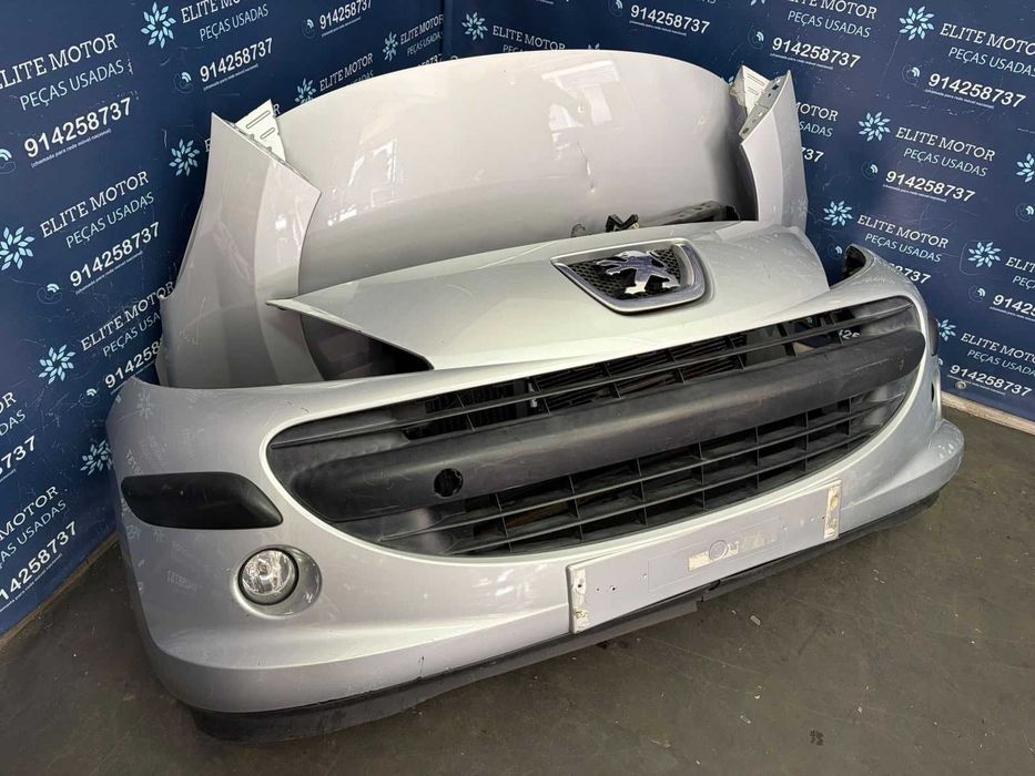 Frente completa usada PEUGEOT 207 1.6 HDI parachoques capot oticas guardalamas radiador