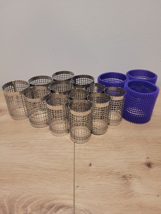 Zestaw metalowych wałków do włosów loki grzywka odbicie włosów