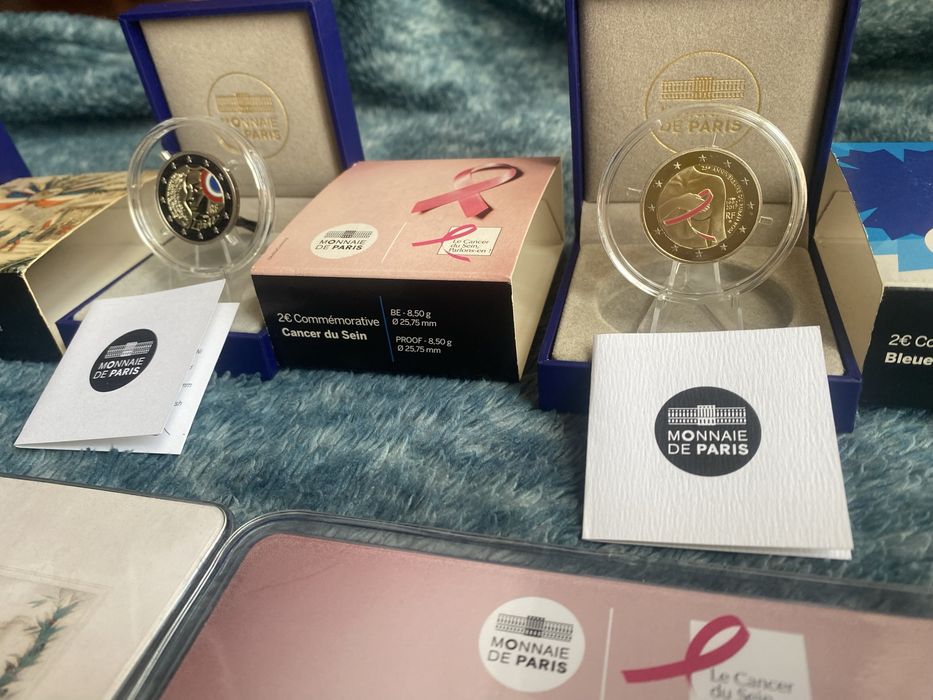Moedas proof coloridas!!!