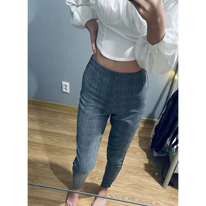 Legginsy eleganckie wysoki stan