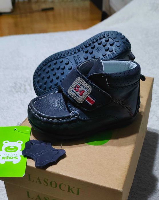 Buty Lasocki skórzane dla chłopca rozm.20 używane