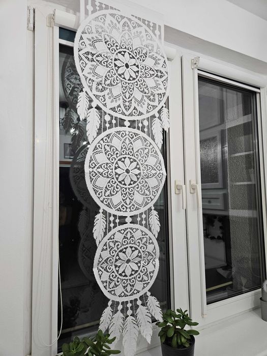 Panele okienne 45 x 140 cm łapacz snów dekoracja okno 2 sztuki