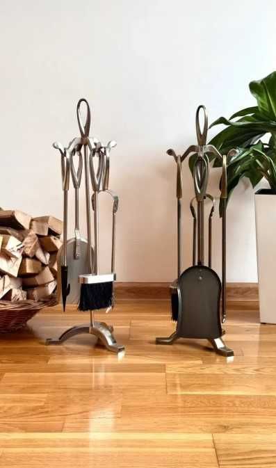 Кошик для дровMonte,CZARNY,X,Відерце KUBANAWGIEL, Набір длякамінаSiena