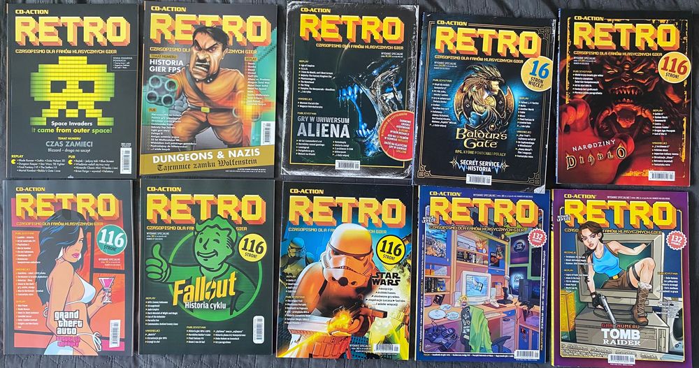 Wszystkie 10 numerów CD-ACTION RETRO 2017 -2026