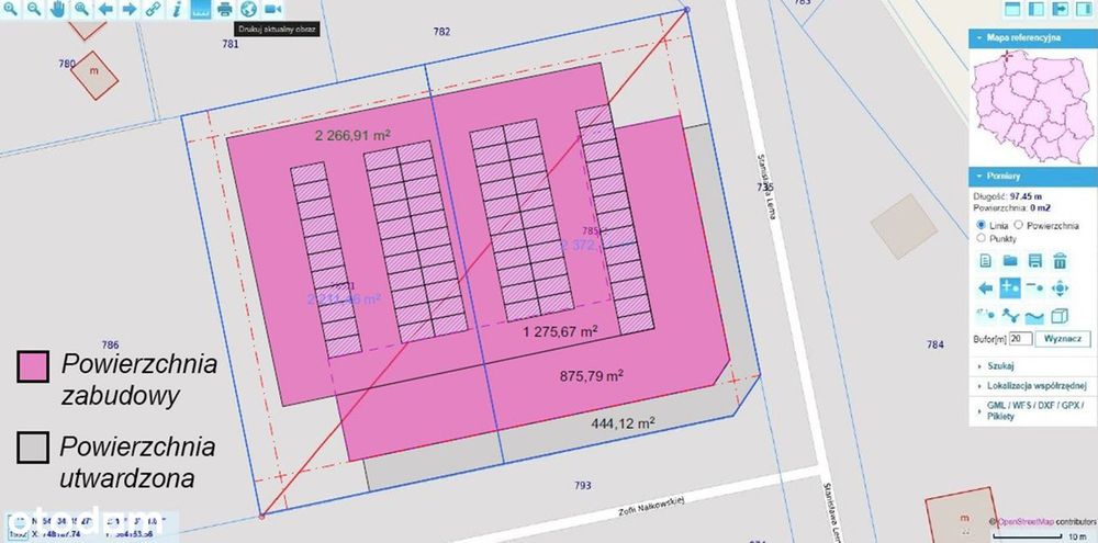 Zabudowa wielorodzinna | 3197 m² PU | Wszystkie media - Widok 2