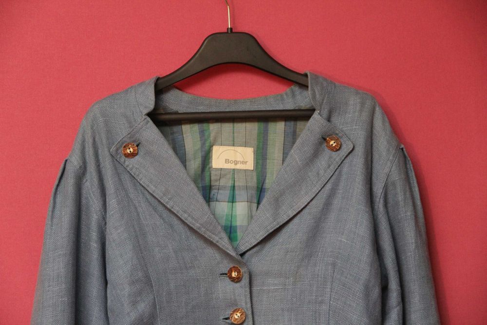 Bogner рр 40 L wmns льняной пиджак олений рог