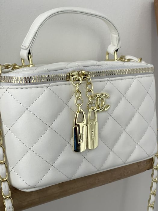 Сумка жіноча Chanel Vanity Case Шанель сумочка-косметичка міні кейс люкс