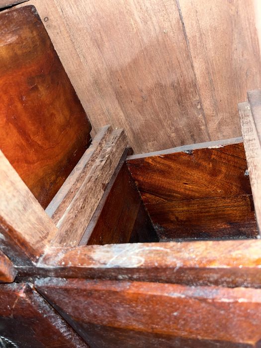 Komoda drewniana aptekarska apteczna dużo szufladek szuflad organizer